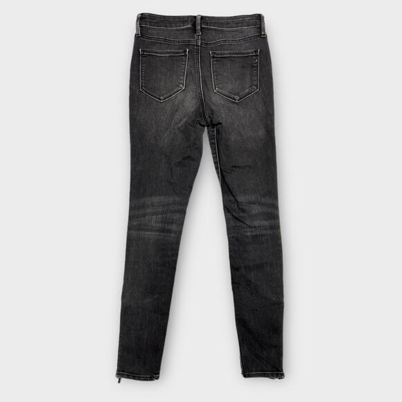 Athleta Scupltek Zip Ankle Ultra Skinny Jeans Size 2 Charcoal - Picture 4 of 11